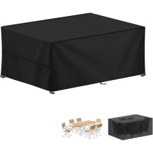Patio Furniture Cover Heavy Duty, Full Protection Waterproof Cover for Outdoor Table Chair Sofa Set with Anti-UV Technology, 420D Oxford Fabric with P