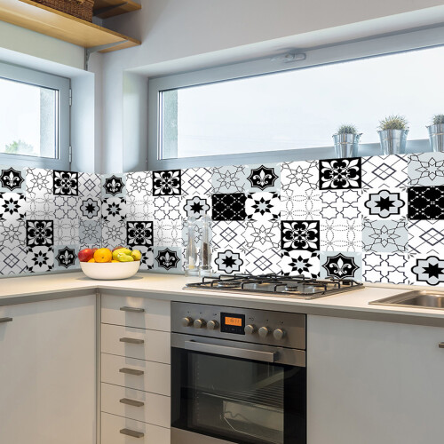 20 τεμάχια αδιάβροχα αυτοκόλλητα πλακάκια PVC, χωρίς ζημιές πλακάκια μαροκινού 2