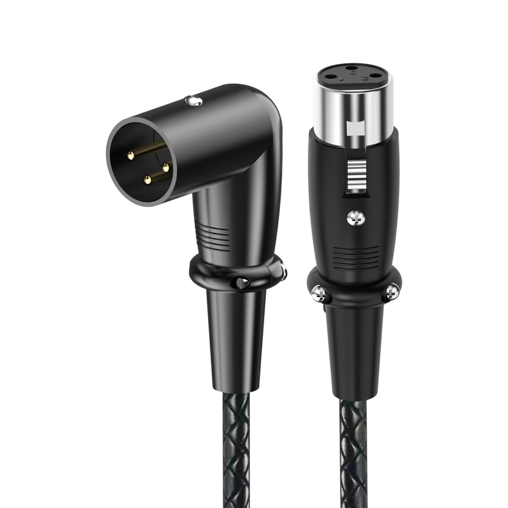 Professional 3Pin Microphone Cable Male To-5M Elbow To Female 7709000171989