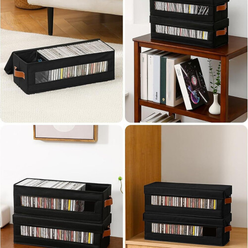 Protective CDs Display Organizers Featuring Transparents Front 2