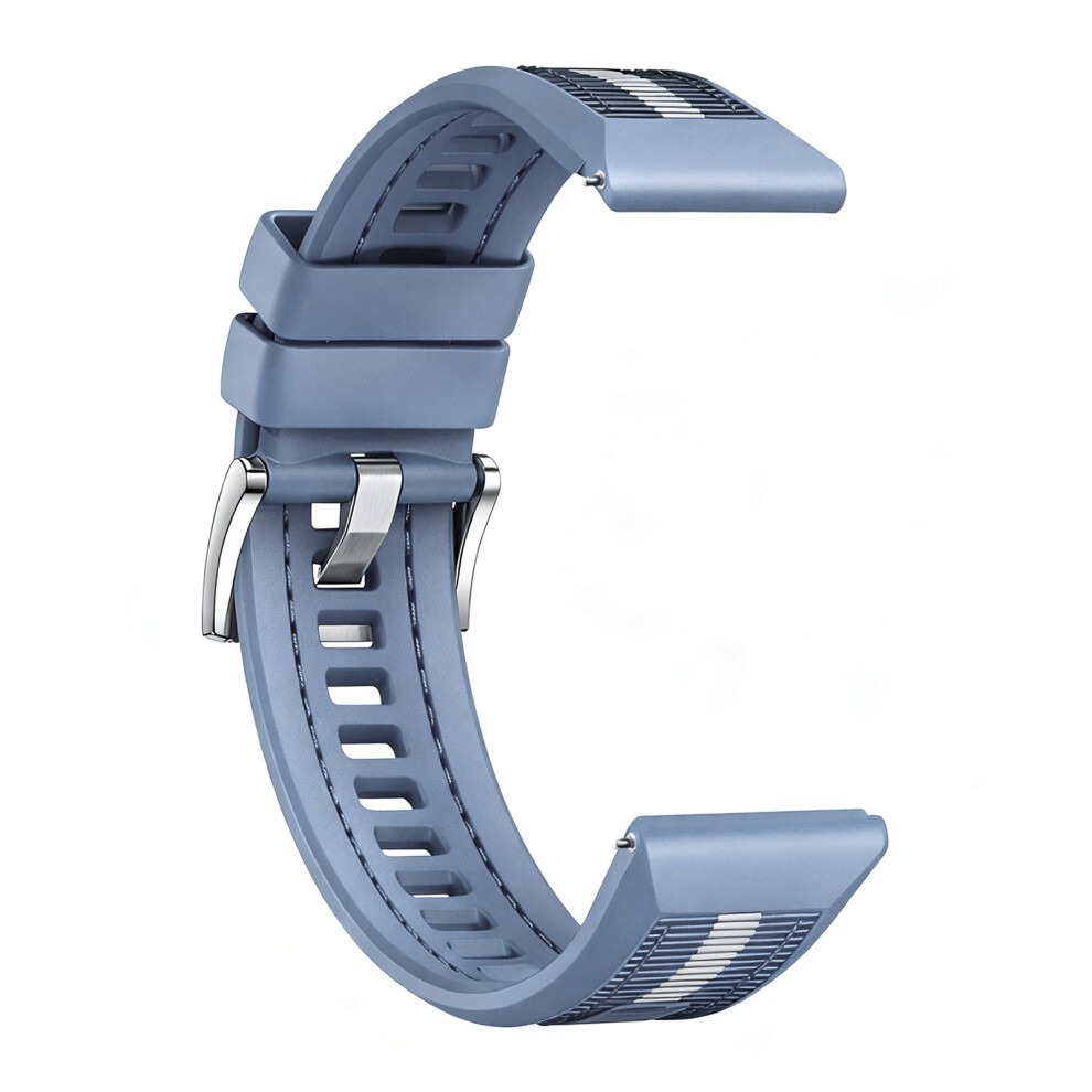Lightweight 22Mm Replacement Watch Band Adjustable-Lake Blue 7709000172870