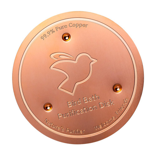 Heavy Type Copper Birdbath Cleaner Prolongs Freshness Metal