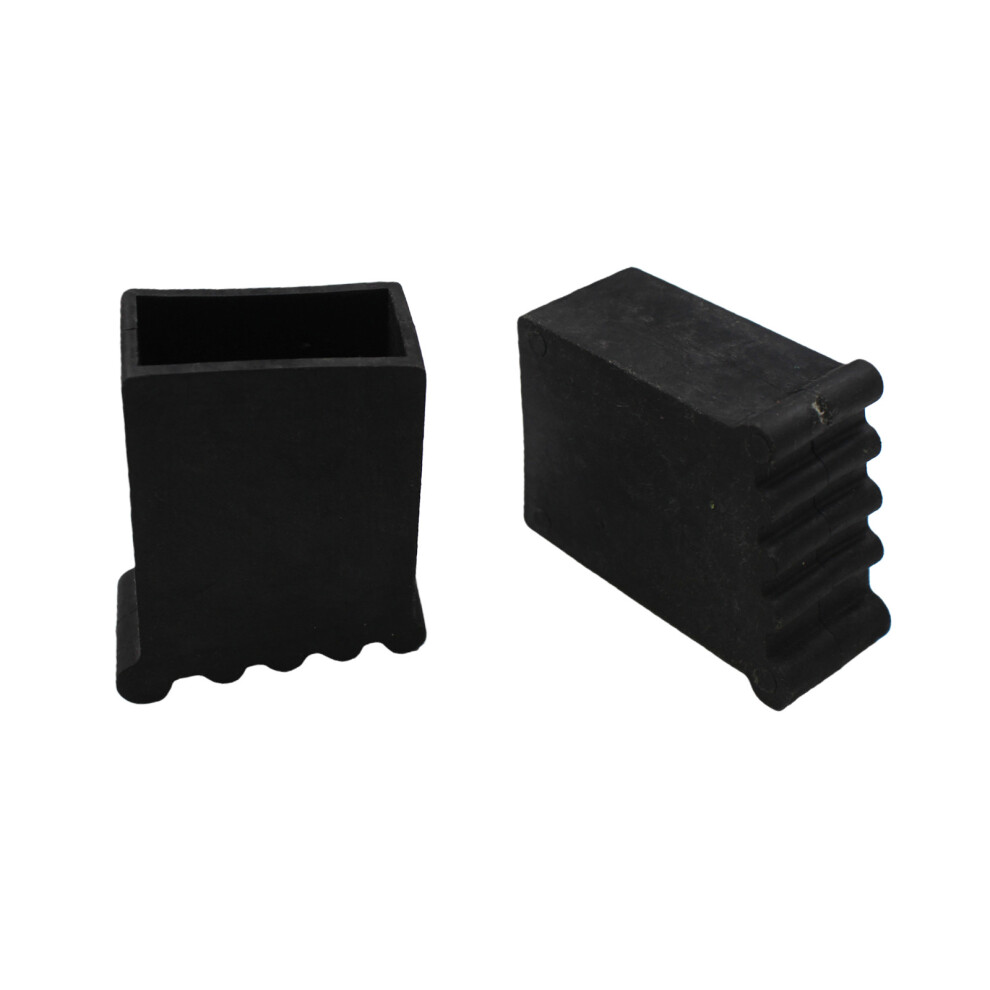 Step Ladder Leg Protectors With Nonslip Surfaces-25X50mm Black 7696000794273