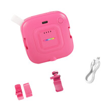 Handheld oplaadbare telefoon vult licht natuurlijk-Roze Rood