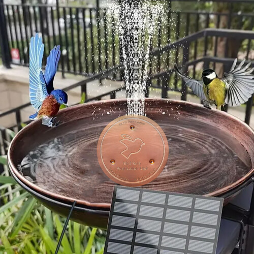 Heavy Type Copper Birdbath Cleaner Prolongs Freshness Metal 1
