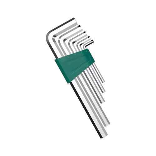 5 / 9Pcs L Type Key Set High Hardness-Electroplated flat h