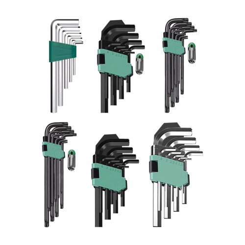 5 / 9Pcs L Type Key Set High Hardness-Electroplated flat h 1