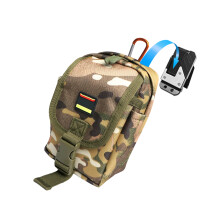 Compactly Outdoor Waist Pouch With Quick Clip-camouflage color