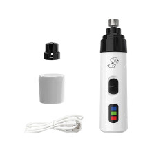 Professional Pet Nail Trimmer LED Quiet Motor Safety Lock Dog