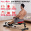 Hydraulic Rowing Machine Black-Orange with LCD Display 3