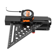 5M Steel Measuring Tape Aluminum Triangle Rulers Double Waist