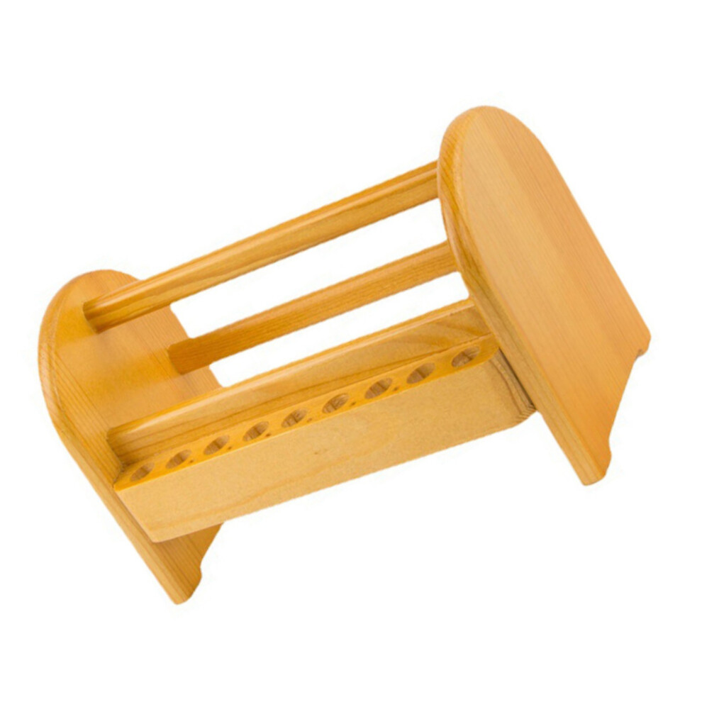 Multi Purpose Wood Tool Storage Rack Sturdy Construction For 7696000794549