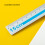 2pcs 15cm Straight Ruler Featuring Clear Scale Aluminum-Orange 6