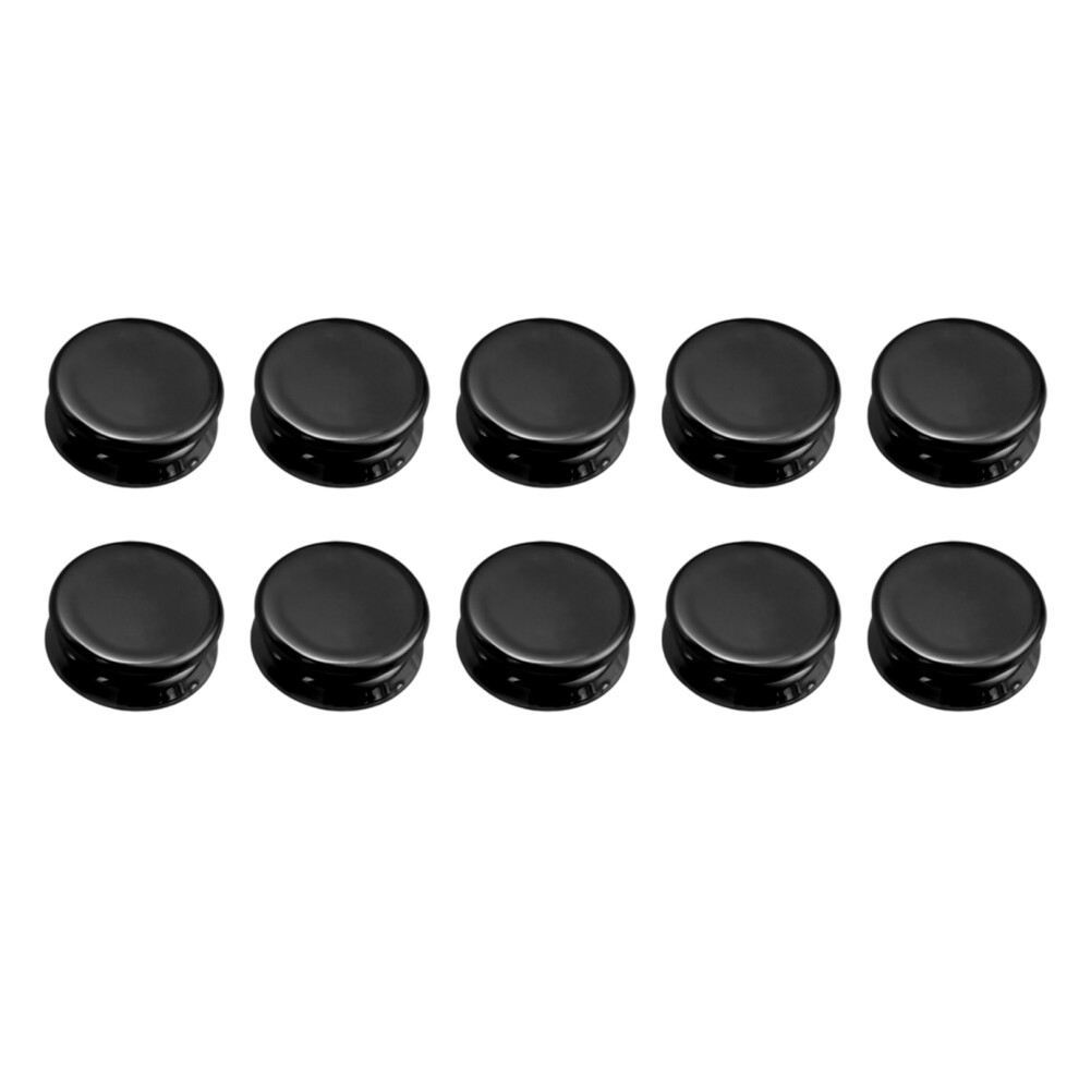 10Pcs Multifunctional Magnetic Curtain Clips Double Sided-Black 7696000794969