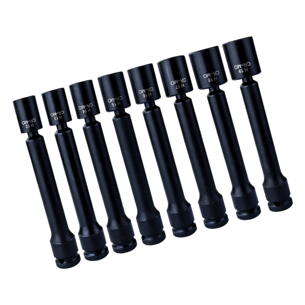 8Pcs Photovoltaic Sockets Adapters Kit-Electric Wrench 7696000794563