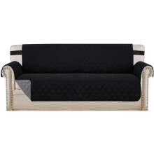 Housse de canapé matelassée luxueuse et élégante, protection robuste, design réversible avec sangles élastiques et mousse antidérapante,