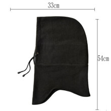 Passamontagna per sport invernali, maschera da sci antivento e calda in pile con isolamento termico e coulisse regolabile, accessorio per il freddo