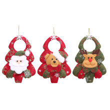 Feestelijke pluche kerstversieringen voor deurklinken, voegen een vleugje vrolijkheid toe aan uw Thanksgiving- en kerstfeesten, ideaal voor decoratie.