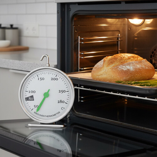 Professional Oven Thermometers Rustproof Steel-yellow pointer 2