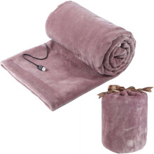(1set, Pink) Cordless Electric Heated Blanket, USB Heated Blanket Portable, Rechargeable Heat-ed Throw for Home Office Car Camping