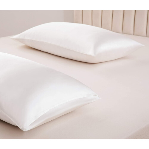 Σατέν Μαξιλαροθήκες, Πακέτο 2 τεμαχίων Queen Size 20''x30'', Λεία και απαλά οφέλη κατά των 1