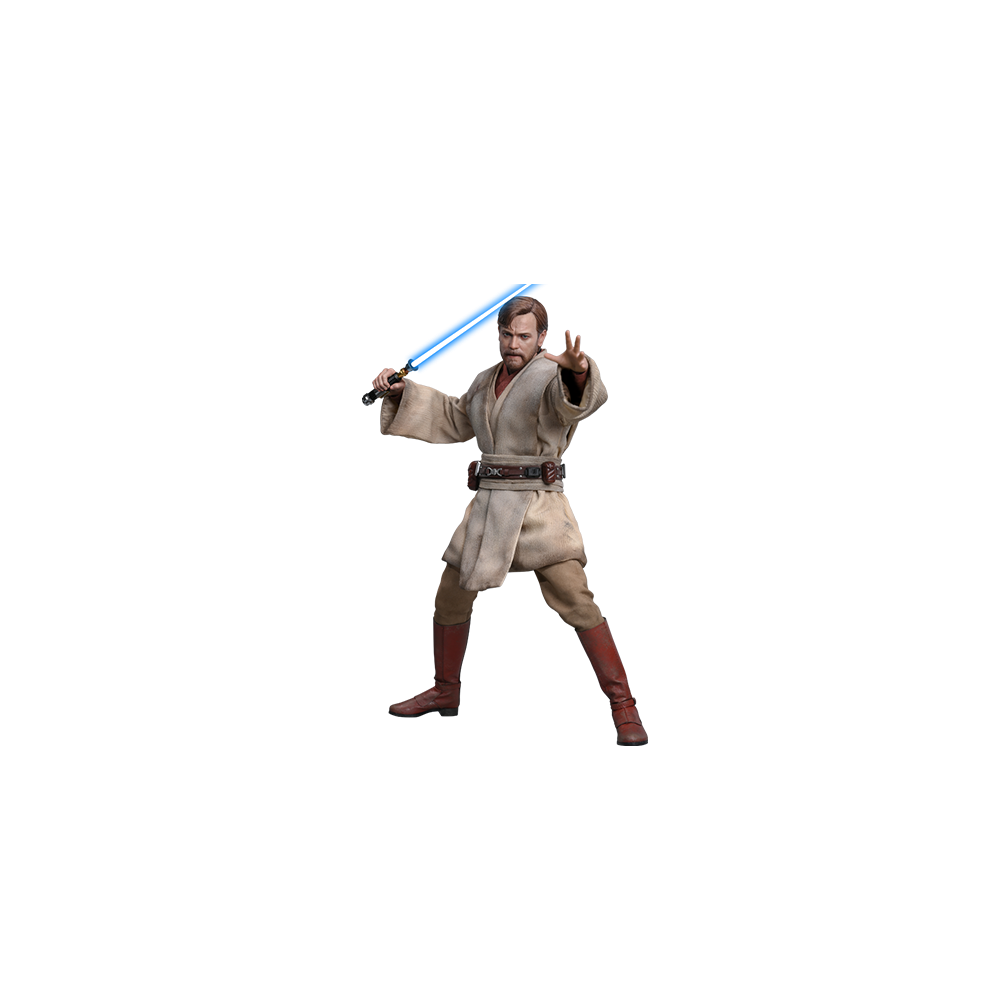Hot Toys Figure Mms843 - Star Wars Iii : Revenge Of The Sith - Obi Wan Kenobi Mustafar Version