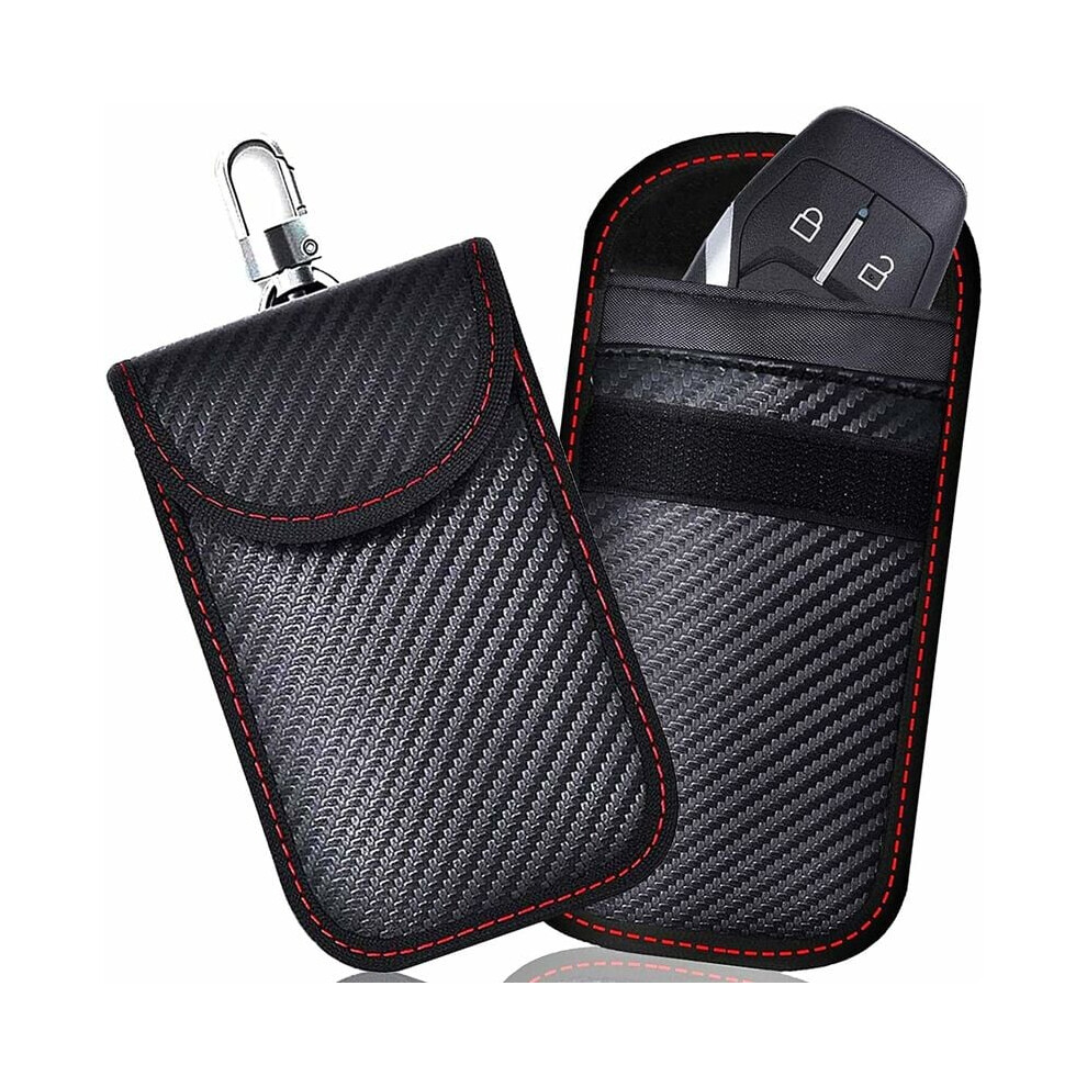 Signature Carbon Fiber Faraday Bag Duo, Blocks Signal To Protect Against Unwanted Access, Exquisite Appearance Complemented By Smooth Surface, Conveni 9198585584914