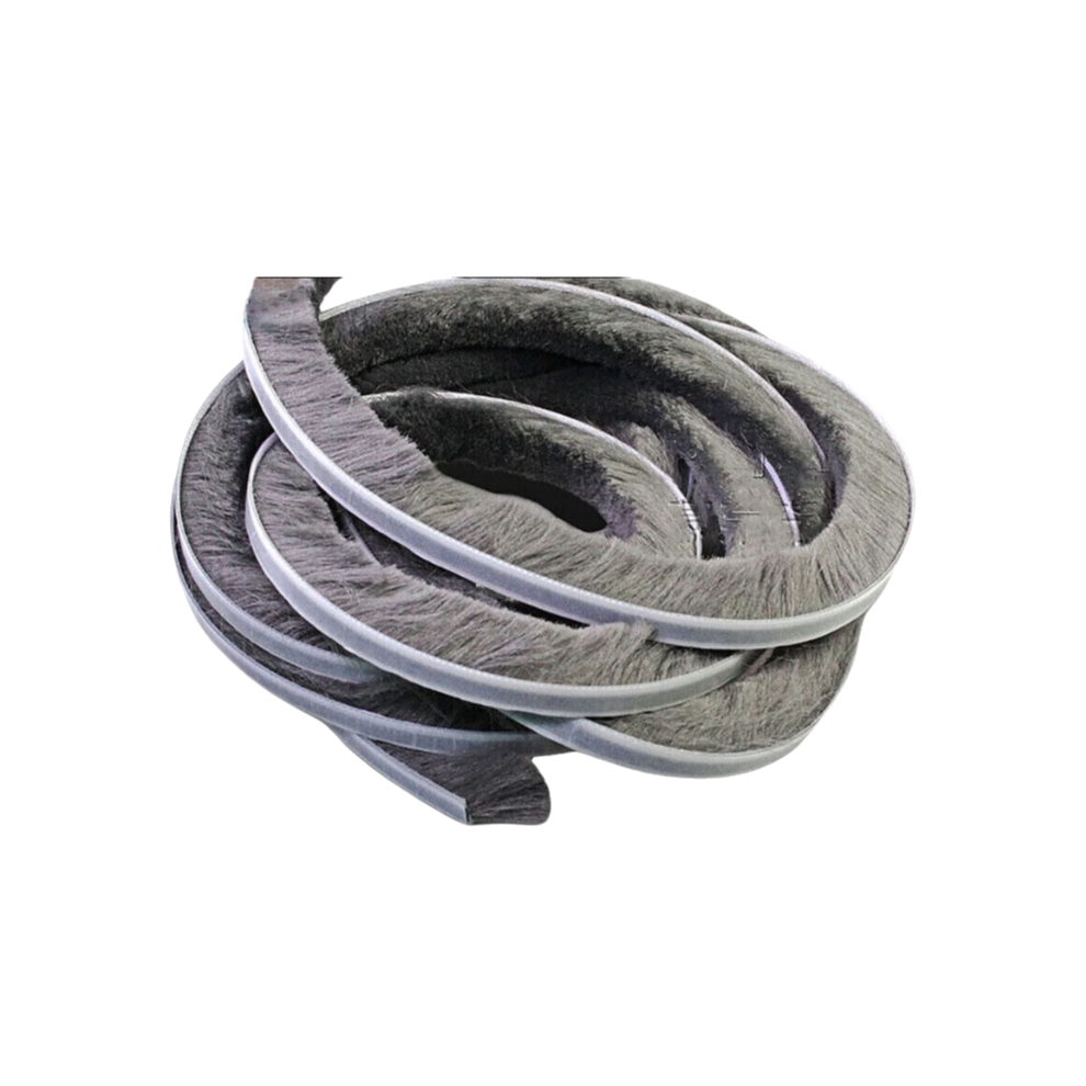 Brush Seal Strip For Doors And Windows, Weatherproof Self Adhesive Pile Draught Excluder Strip, Windproof Dustproof Noise Reducing Flexible Door Gap S 9135470233540
