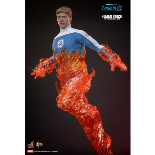 Hot Toys ειδώλιο Hot Toys MMS829B - Marvel Comics - The Fantastic Four : First Steps - Human Torch 2