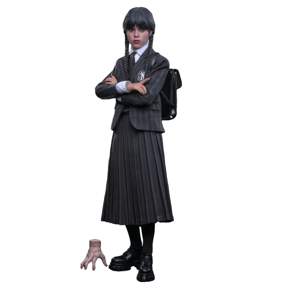 Hot Toys Figure Tms135 - Family Addams : Wednesday - Wednesday Jenna Ortega