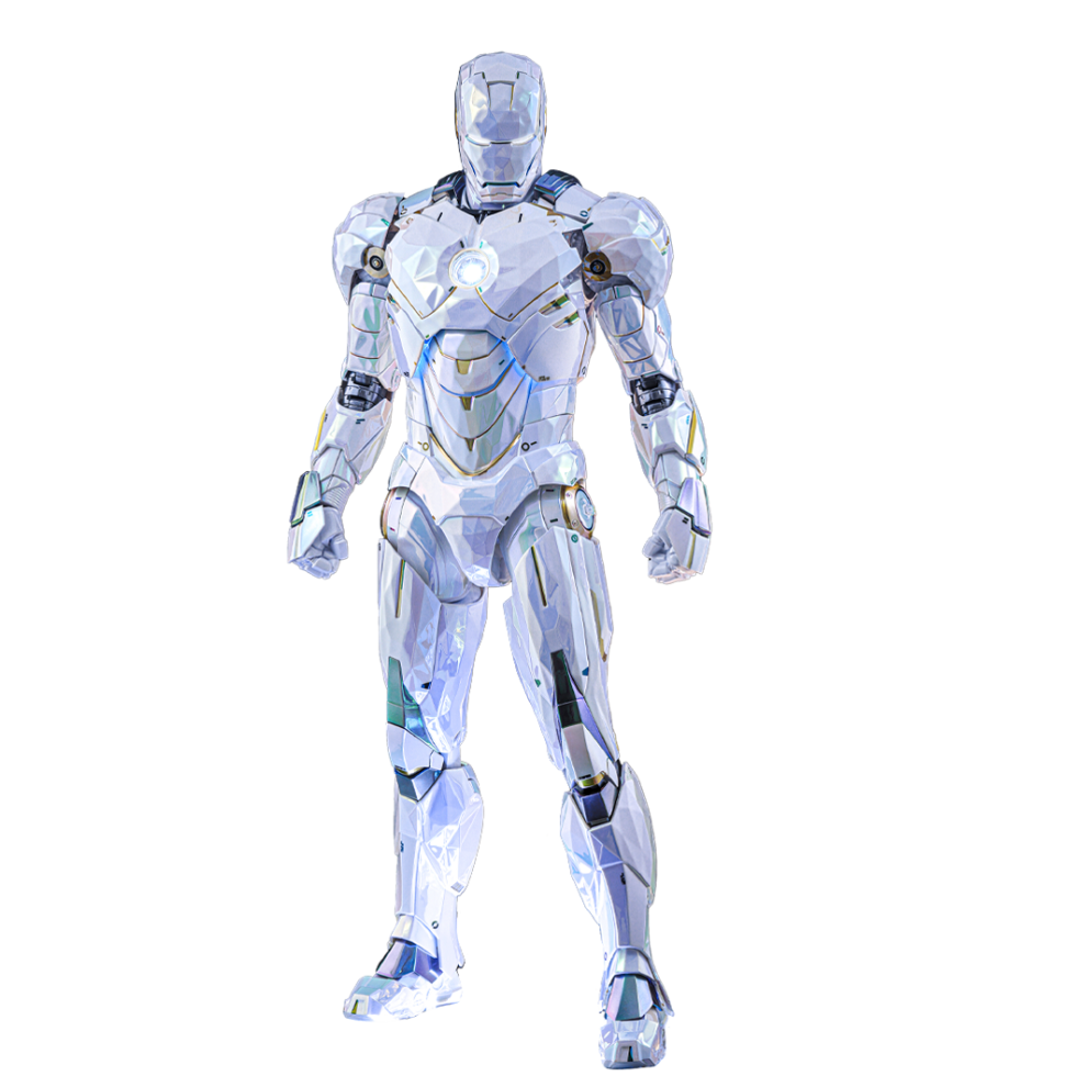Hot Toys Figure Mms830d76 - Marvel Comics - Iron Man 2 - Iron Man Mark Iv Sub Zero Fractal Armor