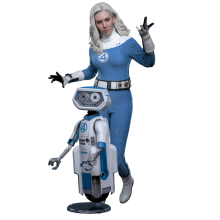 Figur Hot Toys MMS824B - Marvel Comics - The Fantastic Four : First Steps - Invisible Woman & H.E.R.B.I.E