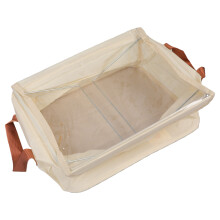 Organisateur de vêtements pliant avec-Taille S Couleur Beige
