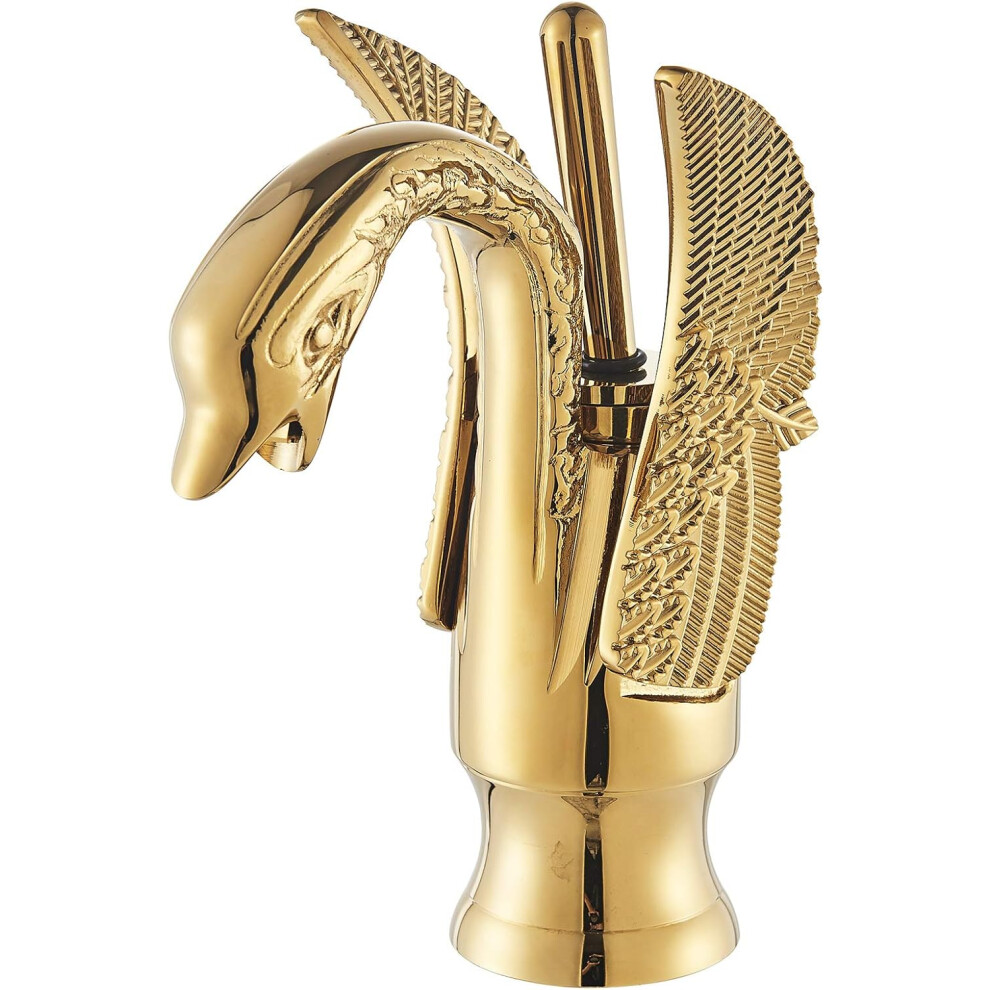 Modern Solid Brass Bathroom Faucet, Deck Mounted Basin Mixer Tap With Lead-Free Construction For Eco-Conscious Homeowners 9135470052615