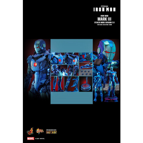 Hot Toys ειδώλιο Hot Toys MMS814 - Marvel Comics - Iron Man - Iron Man Mark III Stealth Mode Version 1
