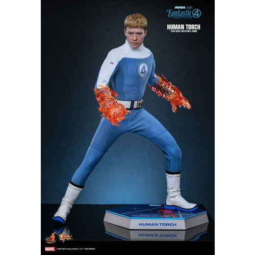 Hot Toys ειδώλιο Hot Toys MMS829 - Marvel Comics - The Fantastic Four : First Steps - Human Torch 2