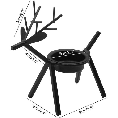 Reindeer Tea Light Stand With Exquisite Structure, Memorable Experience For Any Special Event 1
