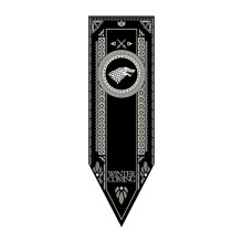 Stark House Banner Game GoT Thrones, Vibrant Colors Exquisite Details High-Quality Polyester Decorations, Easy Assembly For Gardens Courtyards (18" By
