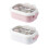 Bentos de lapin multi-compartiments, jolie boîte à Bentos-Rose 2