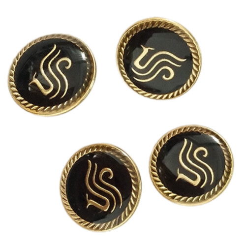 4 Pcs Multifunctional Buttons Uniform Buttons Pants-Style 5