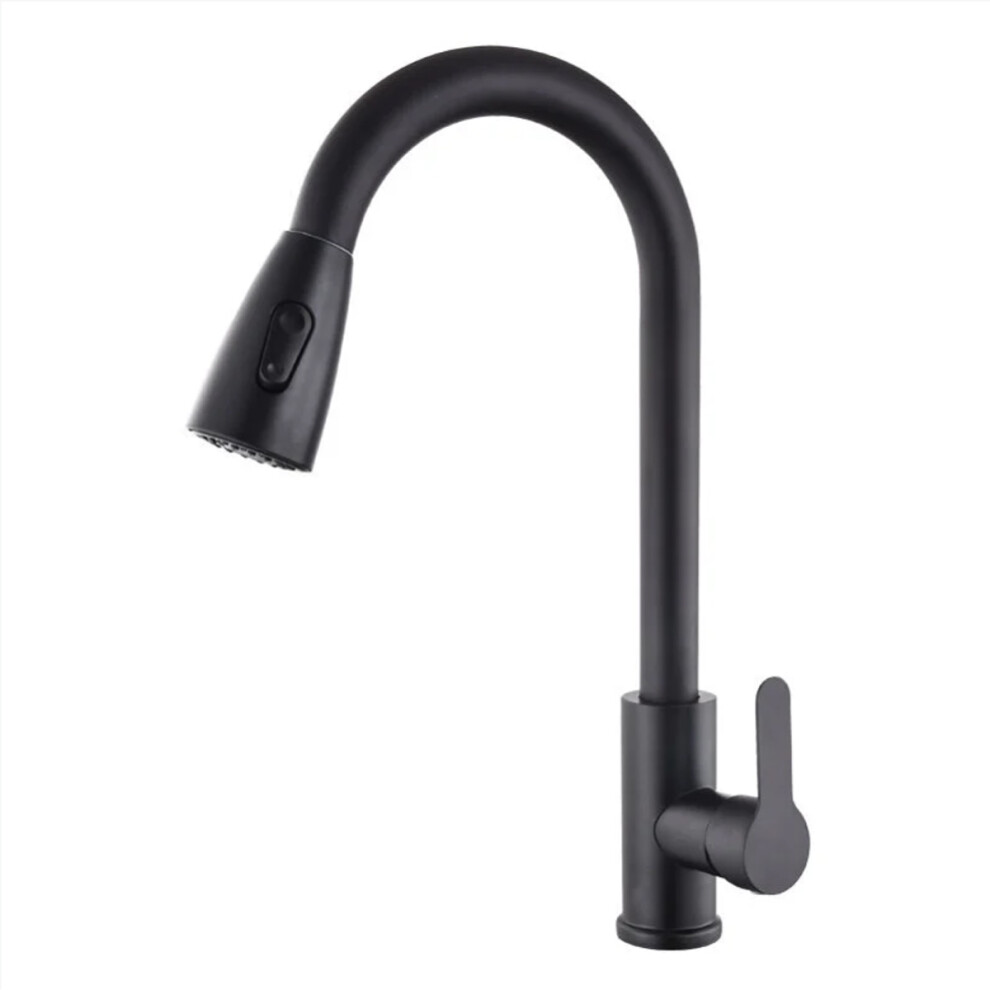Elegant Single Handle Kitchen Faucet, High Arc Stainless Steel Pull Down Sprayer With 360 Degree Swivel And Ceramic Cartridge, Magnetic Sprayer Kitche 9135470054466