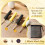 12Pcs Sponge on Stick Wood Handle Pottery Sponge Tool For 3