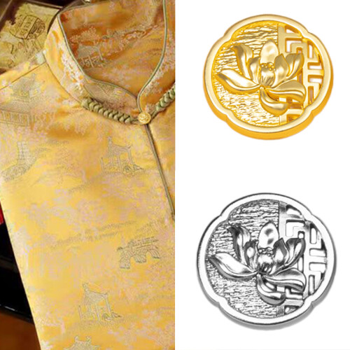 Clothes Button Hollow Flower Button Metal Button Sewing-Style 6 2