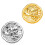 Clothes Button Hollow Flower Button Metal Button Sewing-Style 6 2