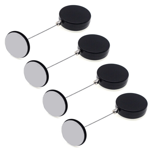 4Pcs Retractable Tether for Key Up to 100cm Long Retractable