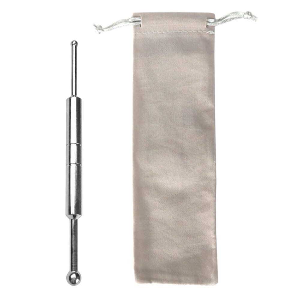 Manual Massage Acupuncture Pen Stainless Steel Trigger Point Deep Tissue Massager For Facial And Body Relaxation Travel