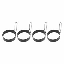 Eierkocherringe, professionelle Pfannkuchenform, antihaftbeschichtete Edelstahlringe zum Kochen von Eiern, auslaufsicheres Design, leicht zu reinigen