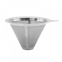 (M) Stainless Steel Coffee Filter, Reusable Metal Cone Filter For Coffee, 2 Sizes