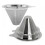 (M) Stainless Steel Coffee Filter， Reusable Metal Cone Filter For Coffee, 2 Sizes 6