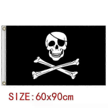 One Piece Pirate Skull Flag Home Bedroom Wall Decor Banner Painting Luffy Straw Hat Pirates Flag Toy Stapestries Wall Stickers